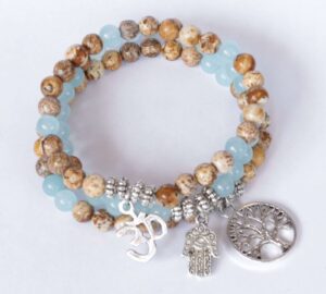 Bracelet OM, Tree of life, Hamsa