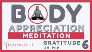 Meditation, Yoga body appreciation meditation
