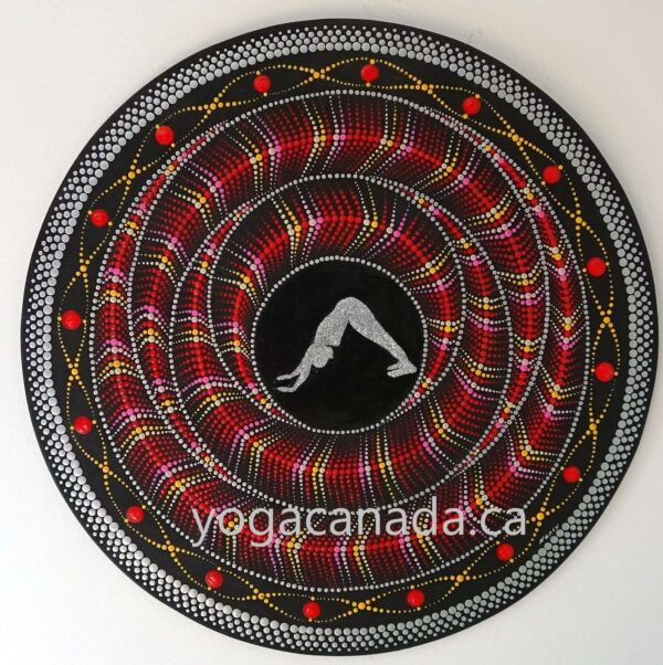 Mandala Downward facing dog