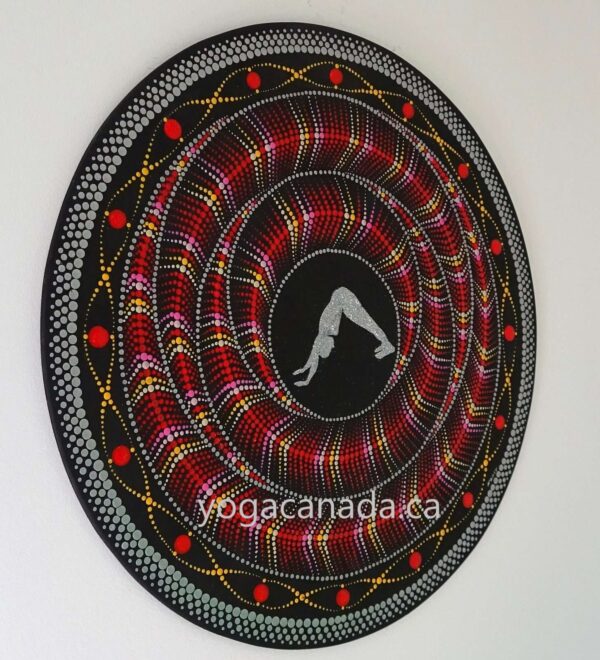 Downward facing dog Mandala