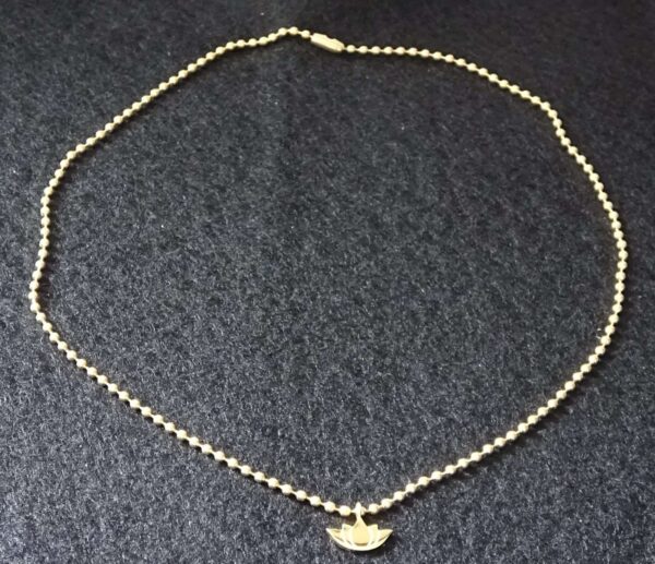LOTUS Gold necklace #15YC105 - Image 2