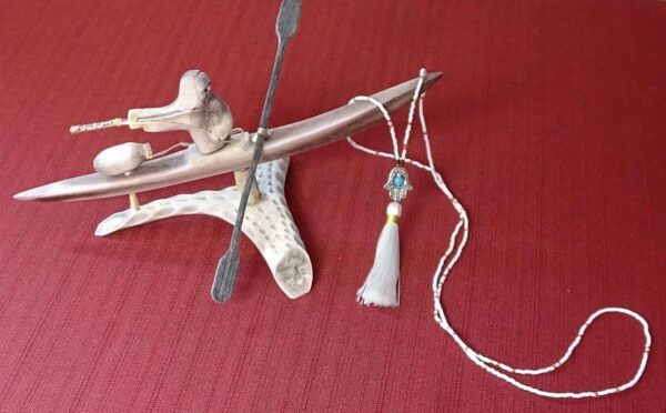 Vintage Tassel Long Necklace #20YC156 - Image 3