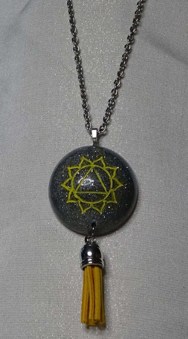 Solar Plexus Chakra Necklace #20YC193 - Image 2