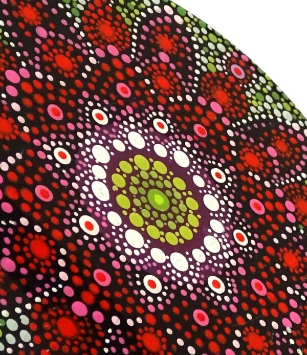 Flower Pot and Mandala 10" Epoxy Resin - Image 4