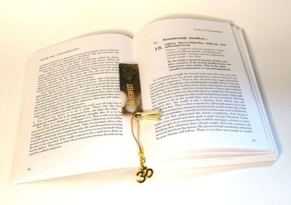 Just Perfect Bookmark w/ OM Pendant Tassel #A122 - Image 4