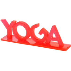 Yoga letters, Word Yoga,