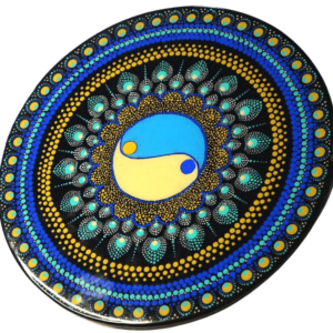 Mandala Dot Painting Finished Epoxy