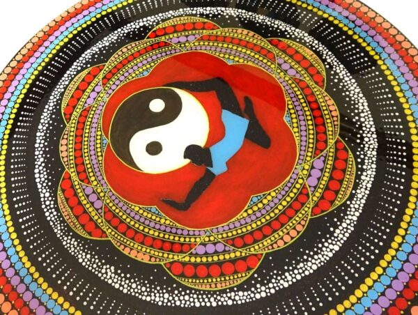 Mandala Dot Painting Finished Epoxy