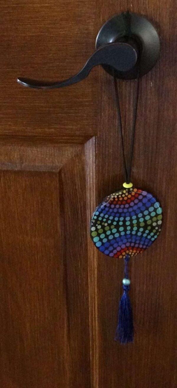 Mandala Necklace Tasel Cord