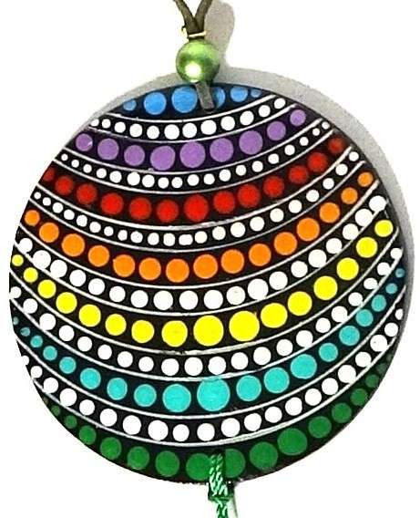 Boho Style Necklace Dot Painting