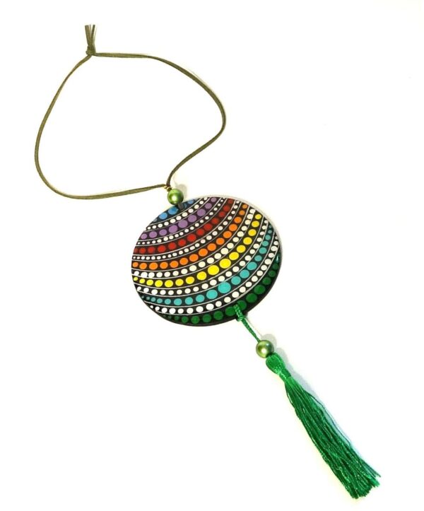 Boho Style Necklace Dot Painting