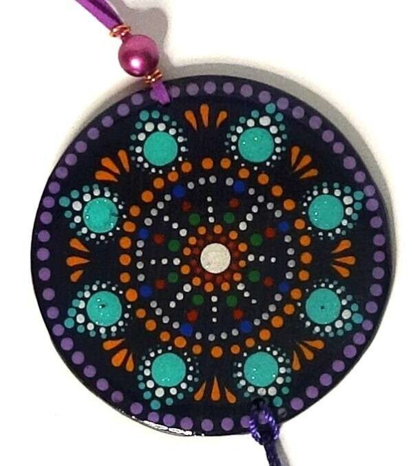 Boho Style Necklace Dot Painting