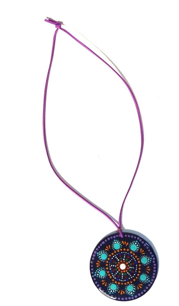 Boho Style Necklace Dot Painting