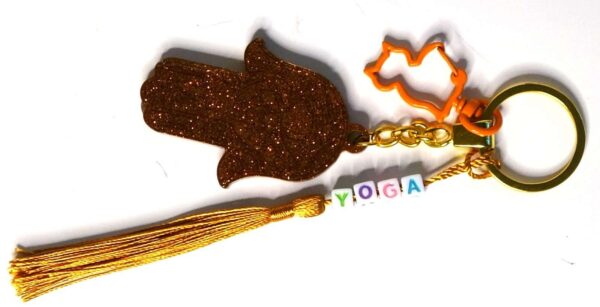 Yoga Keychain, Yogis Best Gifts, Gifts For Yoga Lovers.
