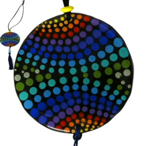 Mandala Necklace Tasel Cord