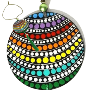 Boho Style Necklace Dot Painting