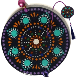 Boho Style Necklace Dot Painting