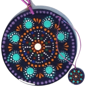 Boho Style Necklace Dot Painting