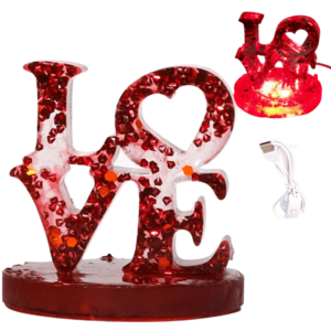 LOVE Epoxy Resin, LOVE LED, Yogis Best Gifts, Gifts For Yoga Lovers.
