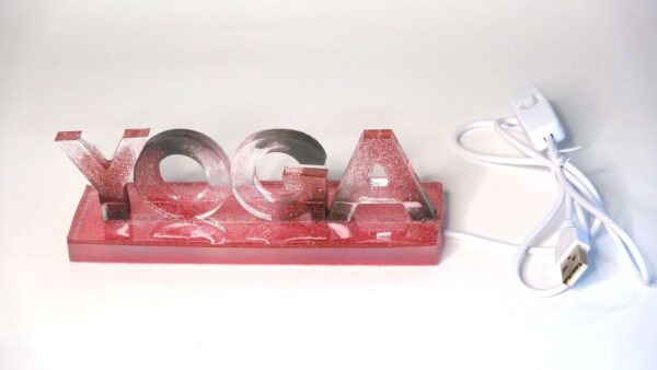 Yogis Best Gifts, Gifts For Yoga Lovers, Yoga LED., YOGA Letters
