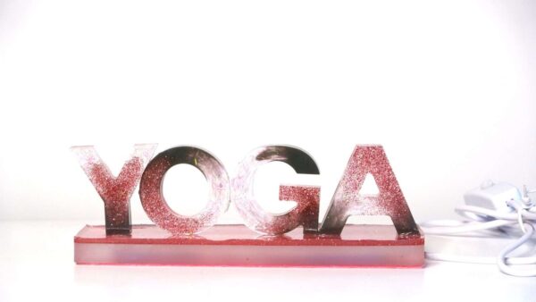 Yogis Best Gifts, Gifts For Yoga Lovers, Yoga LED., YOGA Letters