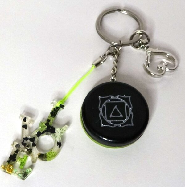 Chakra Keychain, Yoga Keychain, Yoga Epoxy Resin Keychain, Yogis Best Gifts, Gifts For Yoga Lovers.