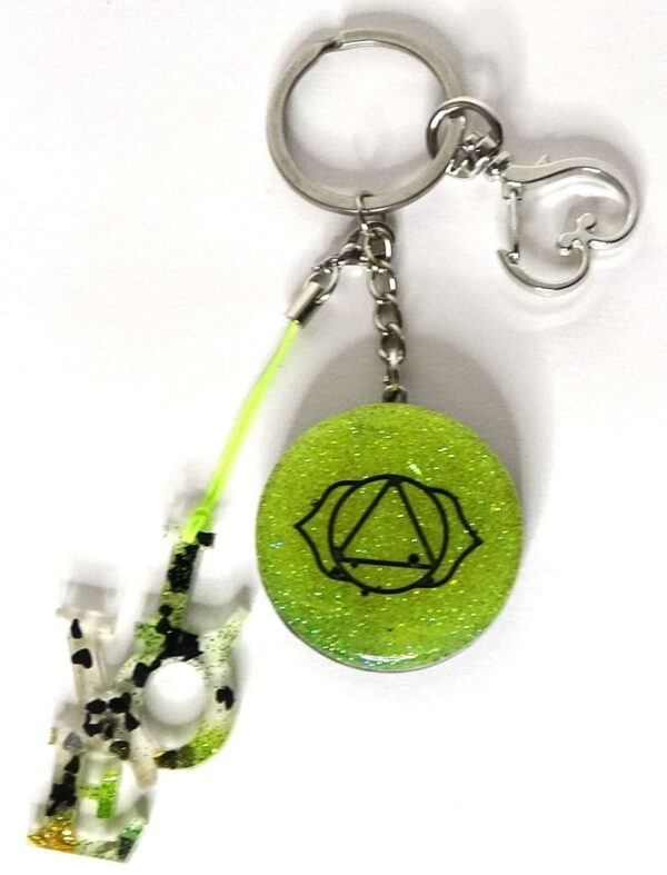 Chakra Keychain, Yoga Keychain, Yoga Epoxy Resin Keychain, Yogis Best Gifts, Gifts For Yoga Lovers.
