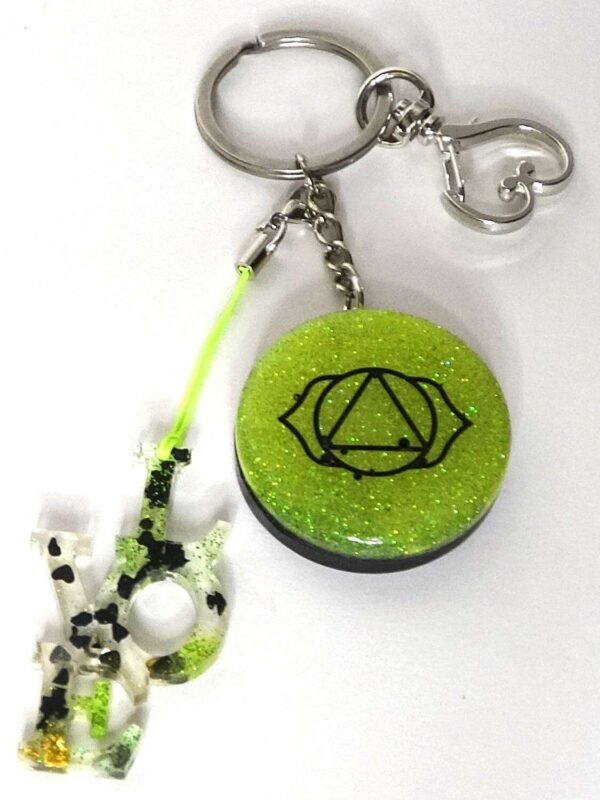 Chakra Keychain, Yoga Keychain, Yoga Epoxy Resin Keychain, Yogis Best Gifts, Gifts For Yoga Lovers.