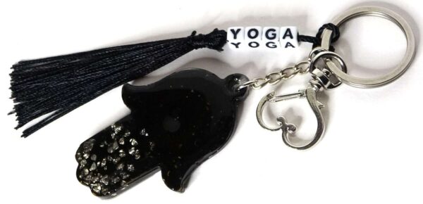 Yoga Keychain, Yoga Epoxy Resin Keychain, Yogis Best Gifts, Gifts For Yoga Lovers.
