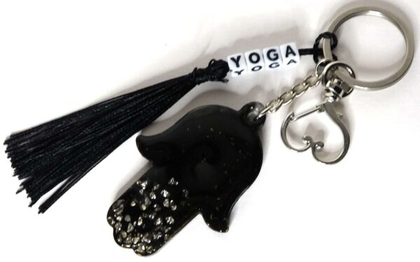 Yoga Keychain, Yoga Epoxy Resin Keychain, Yogis Best Gifts, Gifts For Yoga Lovers.