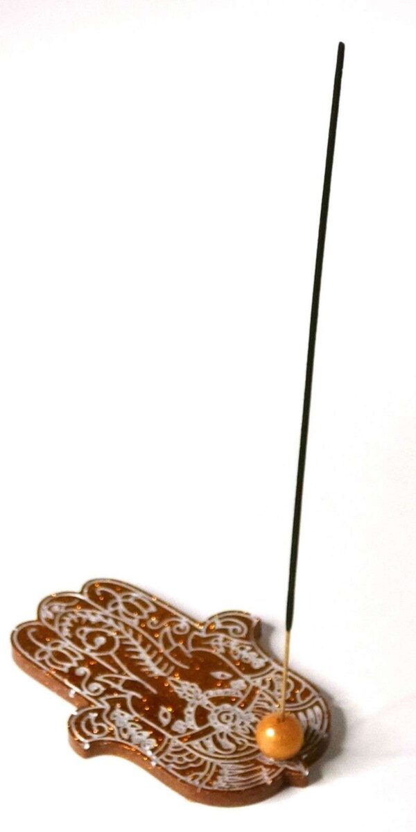 Hamsa Hand Incense Holder. Yogis Best Gifts. Gifts For Yoga Lovers. Hamsa Hand. Hand-shaped. 