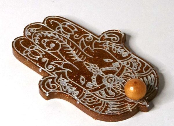Hamsa Hand Incense Holder. Yogis Best Gifts. Gifts For Yoga Lovers. Hamsa Hand. Hand-shaped. 