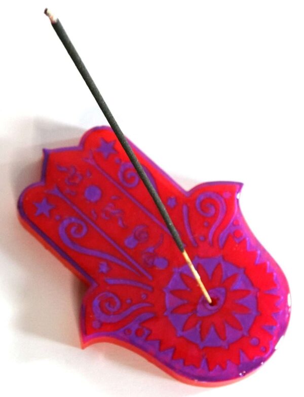 Hamsa hand incense base, Incense holder, Yogis Best Gifts, Incense Holder Tray Home Decoration