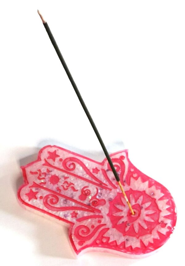 Hamsa hand incense base, Incense holder, Yogis Best Gifts, Incense Holder Tray Home Decoration