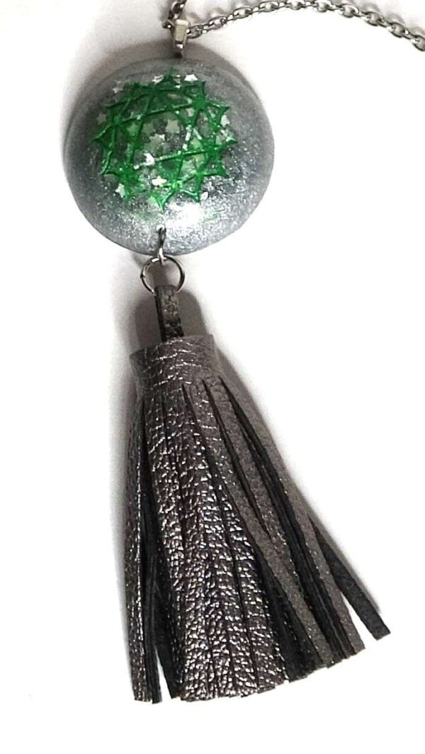 Yoga Necklace. Yoga Necklace and Tassel. Boho Necklace Style. 