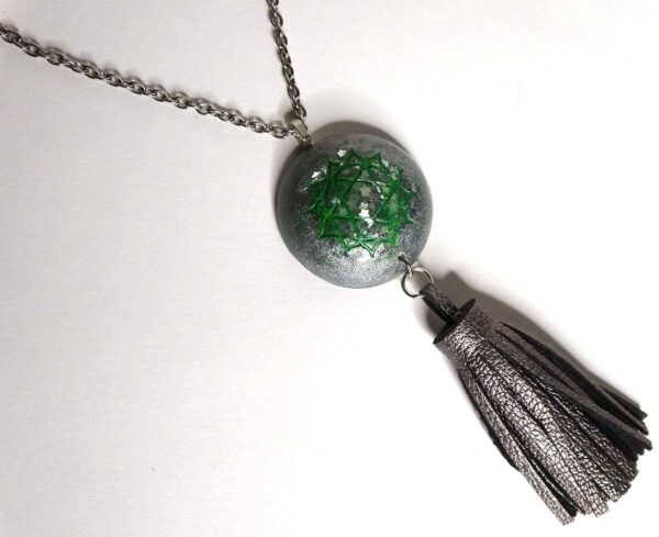 Yoga Necklace. Yoga Necklace and Tassel. Boho Necklace Style. 
