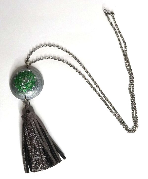 Yoga Necklace. Yoga Necklace and Tassel. Boho Necklace Style. 