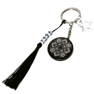 Mandala Keychain, Yoga Keychain, Yoga Epoxy Resin Keychain, Yogis Best Gifts, Gifts For Yoga Lovers.