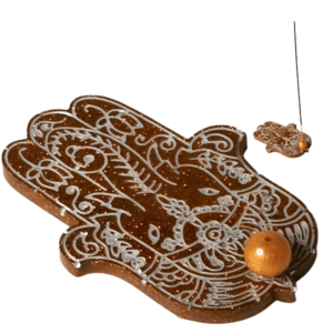 Hamsa Hand Incense Holder. Yogis Best Gifts. Gifts For Yoga Lovers. Hamsa Hand. Hand-shaped. 