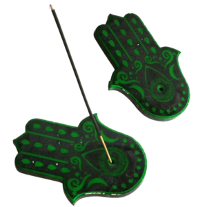 Hamsa hand incense base, Incense holder, Yogis Best Gifts, Incense Holder Tray Home Decoration