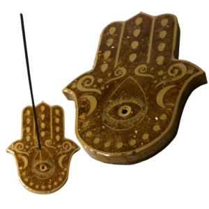 Hamsa Hand Incense Holder. Yogis Best Gifts. Gifts For Yoga Lovers. Hamsa Hand. Hand-shaped. 