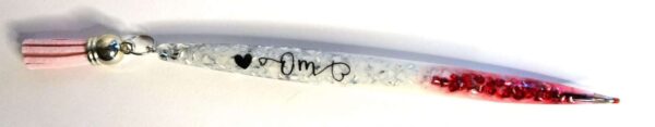 OM Bookmark and Pen, Bookmark Epoxy Resin, OM Pendant. OM Pen. Yogis Best Gifts, Gifts For Yoga Lovers.