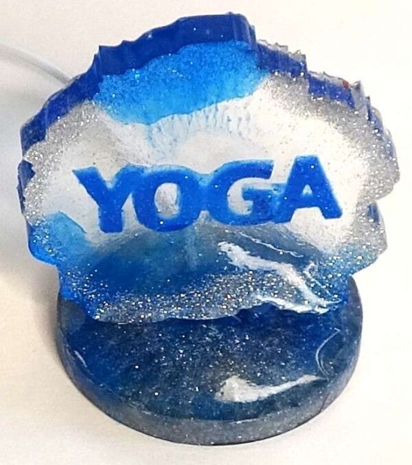 LED YOGA. YOGA Frame LED. Meditation Art. 