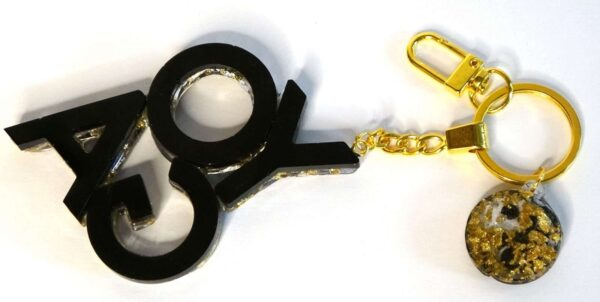 Yoga Keychain, Yoga Epoxy Resin Keychain, Yogis Best Gifts, Gifts For Yoga Lovers.