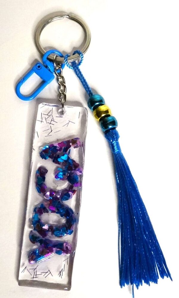 Yoga Keychain, Yoga Epoxy Resin Keychain, Yogis Best Gifts, Gifts For Yoga Lovers.
