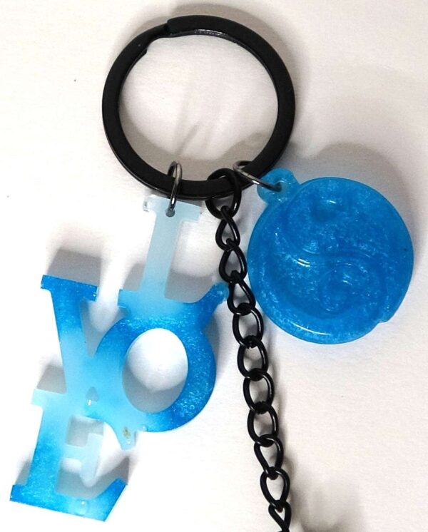 Yoga Keychain, Yoga Epoxy Resin Keychain, Yogis Best Gifts, Gifts For Yoga Lovers.