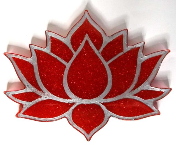 Lotus Flower Resin, Lotus Flower Decor, Lotus Flower with Matched Easel. 