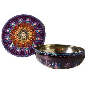 Mandala, Mandala 10", Mandala and Bowl, Floral Pot, Vase