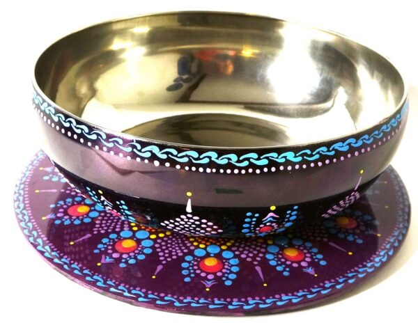 Mandala, Mandala 10", Mandala and Bowl, Floral Pot, Vase