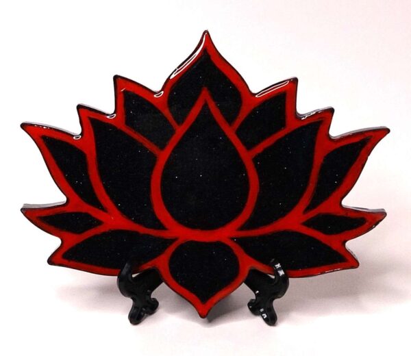 Lotus Flower Resin, Lotus Flower Decor, Lotus Flower with Plastic Easel